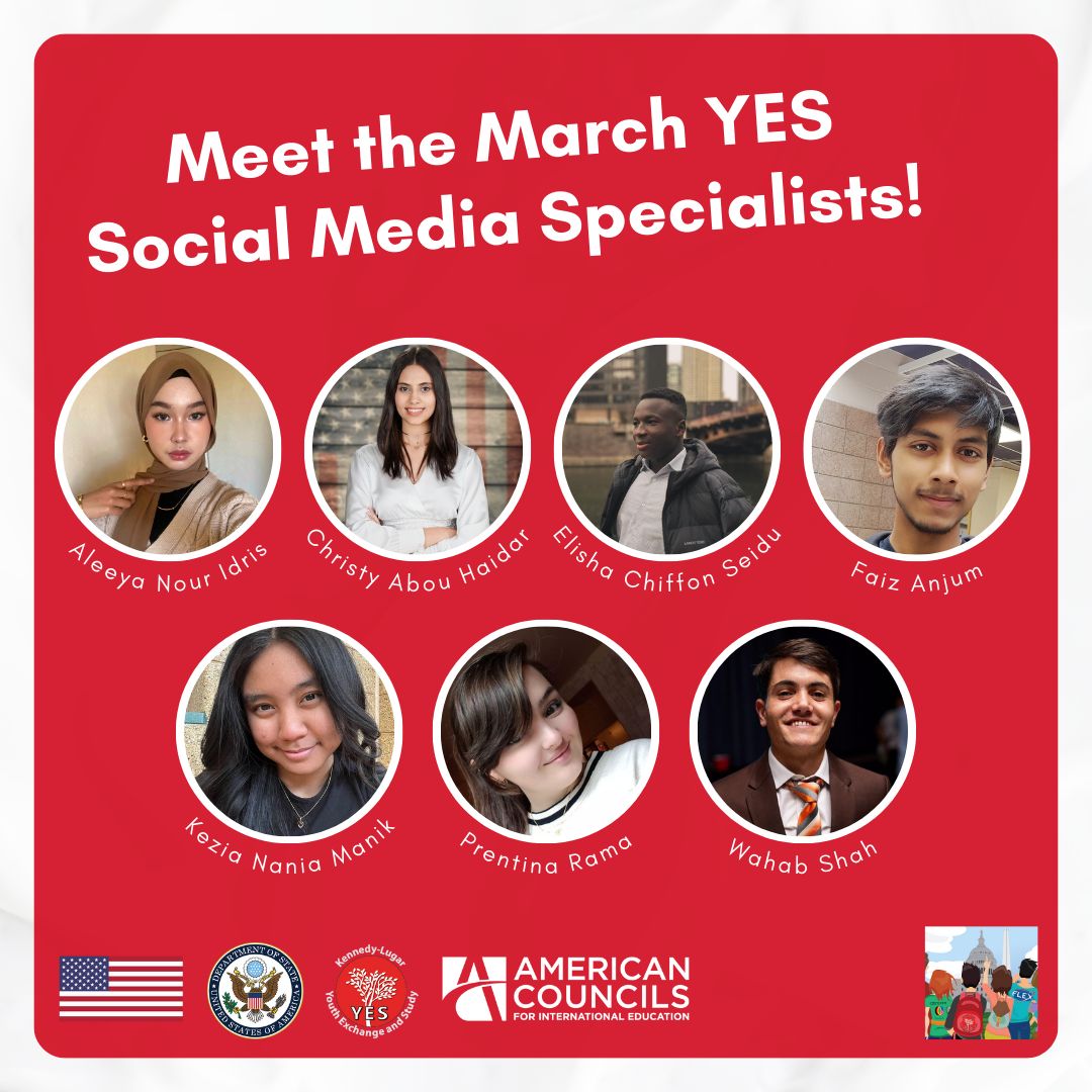 Congratulations to the March #KLYES Social Media Specialists for the Civic Education Workshop! Thank you for sharing a week of seminars, workshops, and visits to iconic places around Washington DC! 🙌