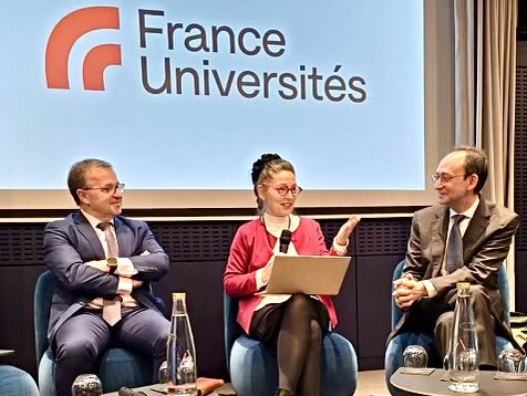 Many thanks to @FranceUniv for the invitation to participate in your General Assembly! I appreciate the dialogue about some of the hot topics of our #universities (the agenda for the #EUelections2024, the #EuropeanUniversity #Alliances Initiative, autonomy, global engagement, ...