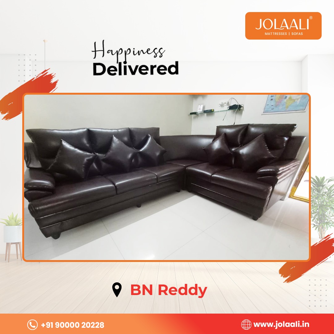 From our showroom to their living room! Another satisfied customer as our Jolaali sofa brings style and comfort to their space. 🏡💫 #HomeSweetHome #JolaaliDelight