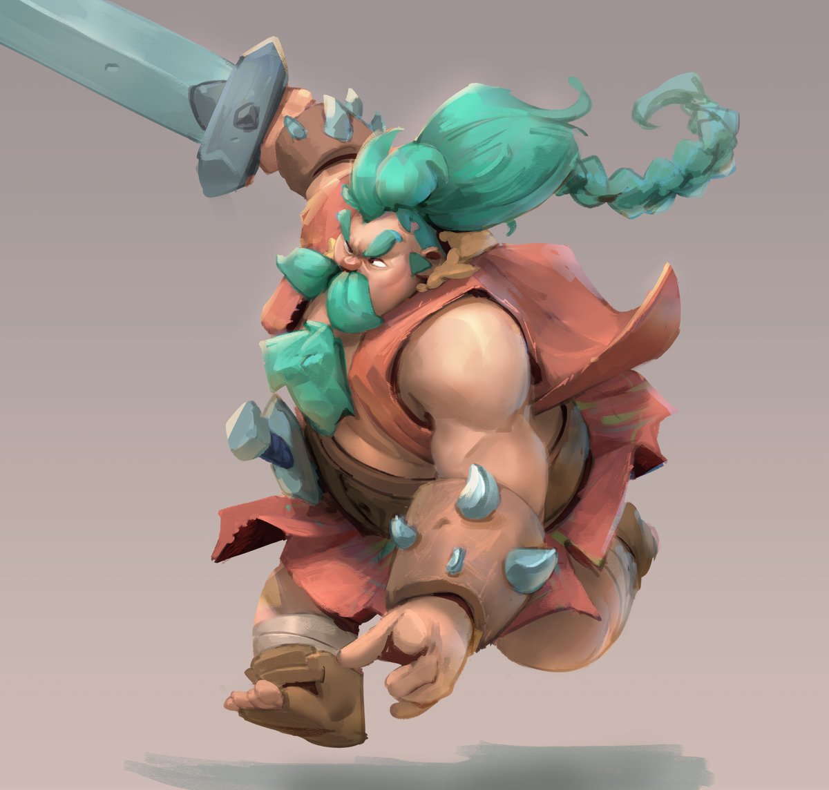 bryanp_art's tweet photo. Bearded dude 🗡️ #characterdesign https://t.co/BWWJS6gFoX