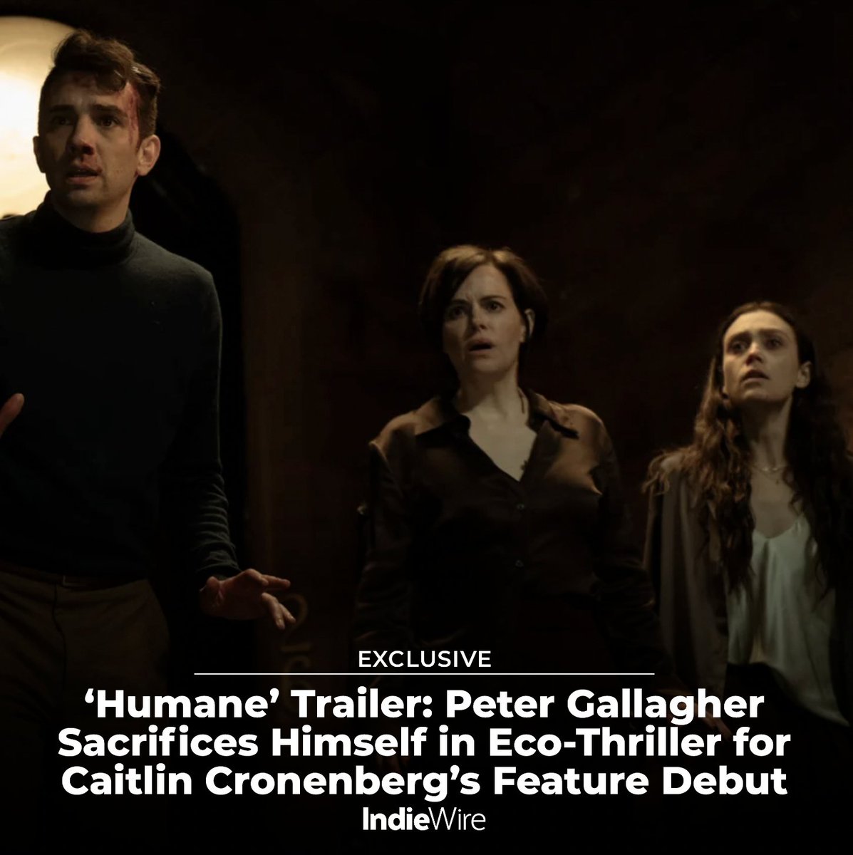 Caitlin Cronenberg‘s directorial feature debut “Humane” is a family thriller starring Peter Gallagher as a patriarch whose suicide plan goes haywire. Watch the trailer for 'Humane,' an IndieWire exclusive: trib.al/e2UobIL