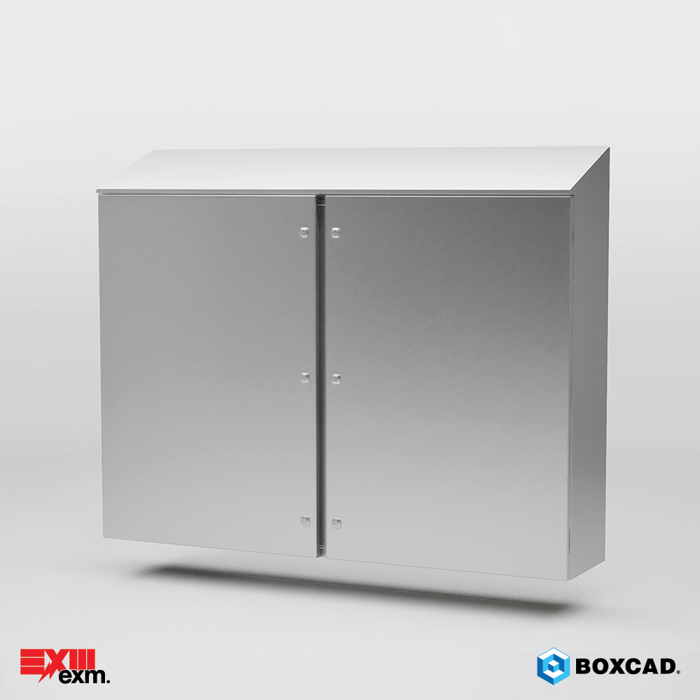 The NEW 5412 ESSCETDD sloped top double door with drip shield

--

Le nouveau boîtier 5412 ESSCETDD avec toit en angle

boxcadexm.com

Have a look at our Newsletter archive:
exmweb.com/the-new-5412-e…

#ESSCETDD #slopedTop #dripShield #redesign #stainlesssteel #EXM #BOXCAD