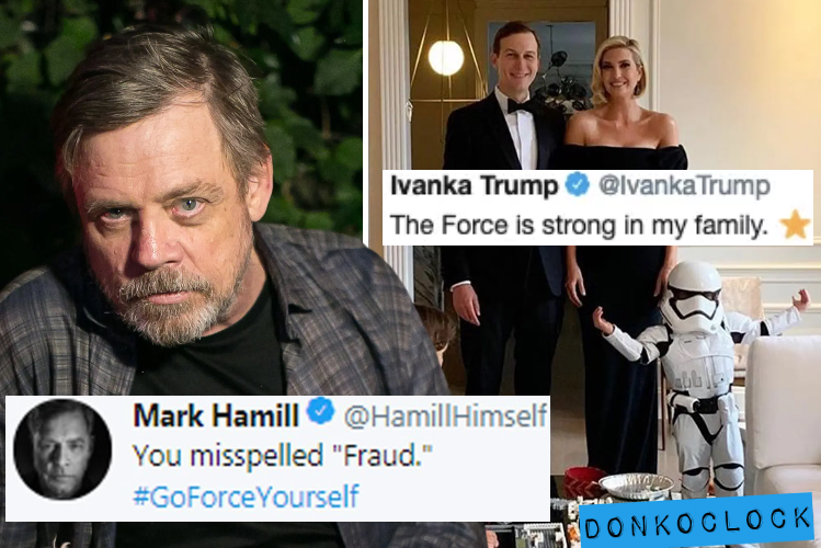 Mark Hamill's reply to Ivanka Trump & Jared Kushner's post is the GOAT! 🐐

ReTweet ♻️& Drop a few Hearts 💙🩵💙 if you agree!