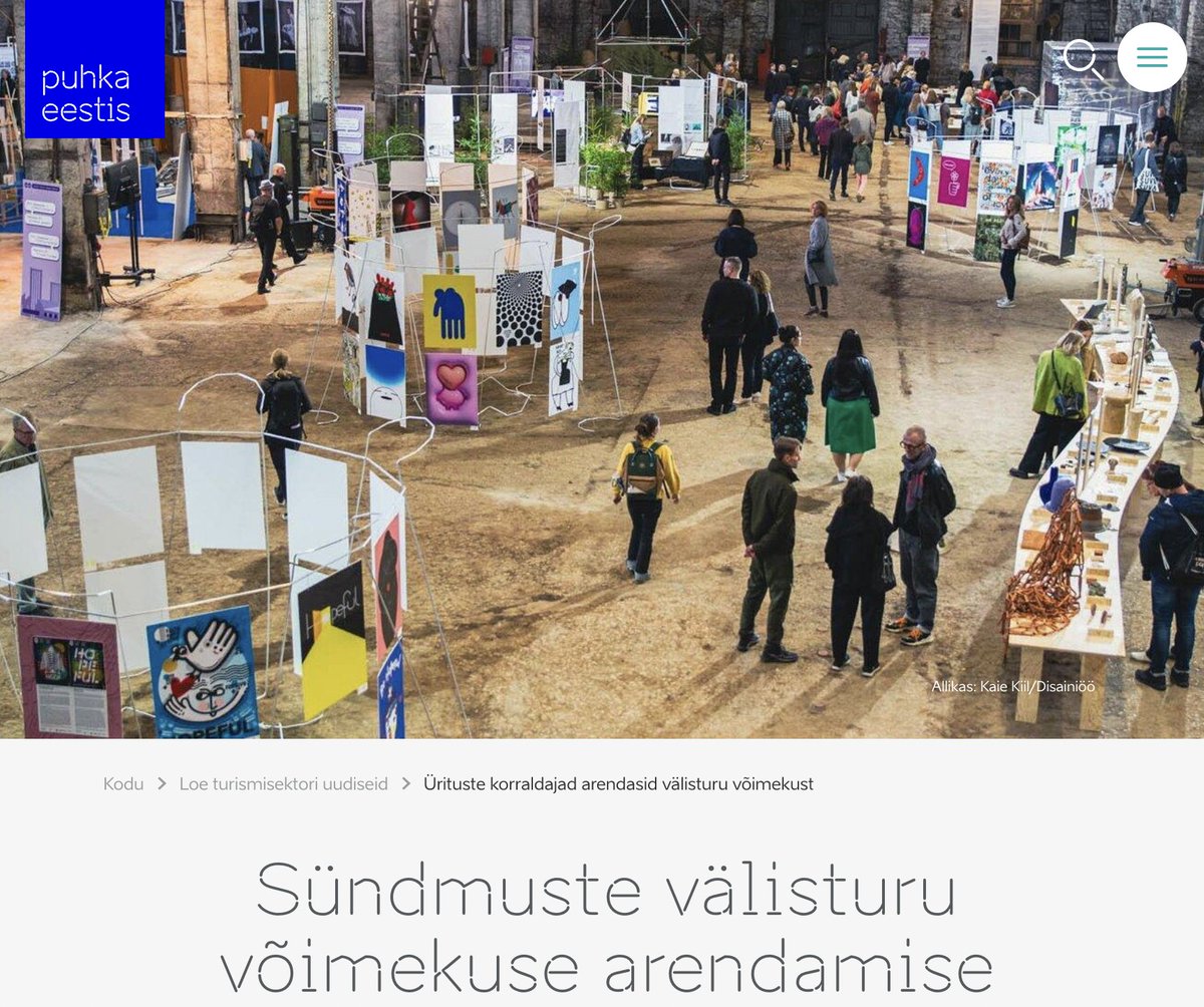 DesignNightFest's tweet photo. Kirke Tatar: Rääkisme @visitestonia, kui oluline mõju on kultuurisündmustel Eesti mainele ning kuidas #Disainiöö saaks aidata Eestisse reisivate turistide või Eestisse tehtavate investeeringute arvu tõsta. 

#visitestonia #tallinndesignfestival 

https://t.co/aPxjhDxjsu https://t.co/auAbEEwJgD