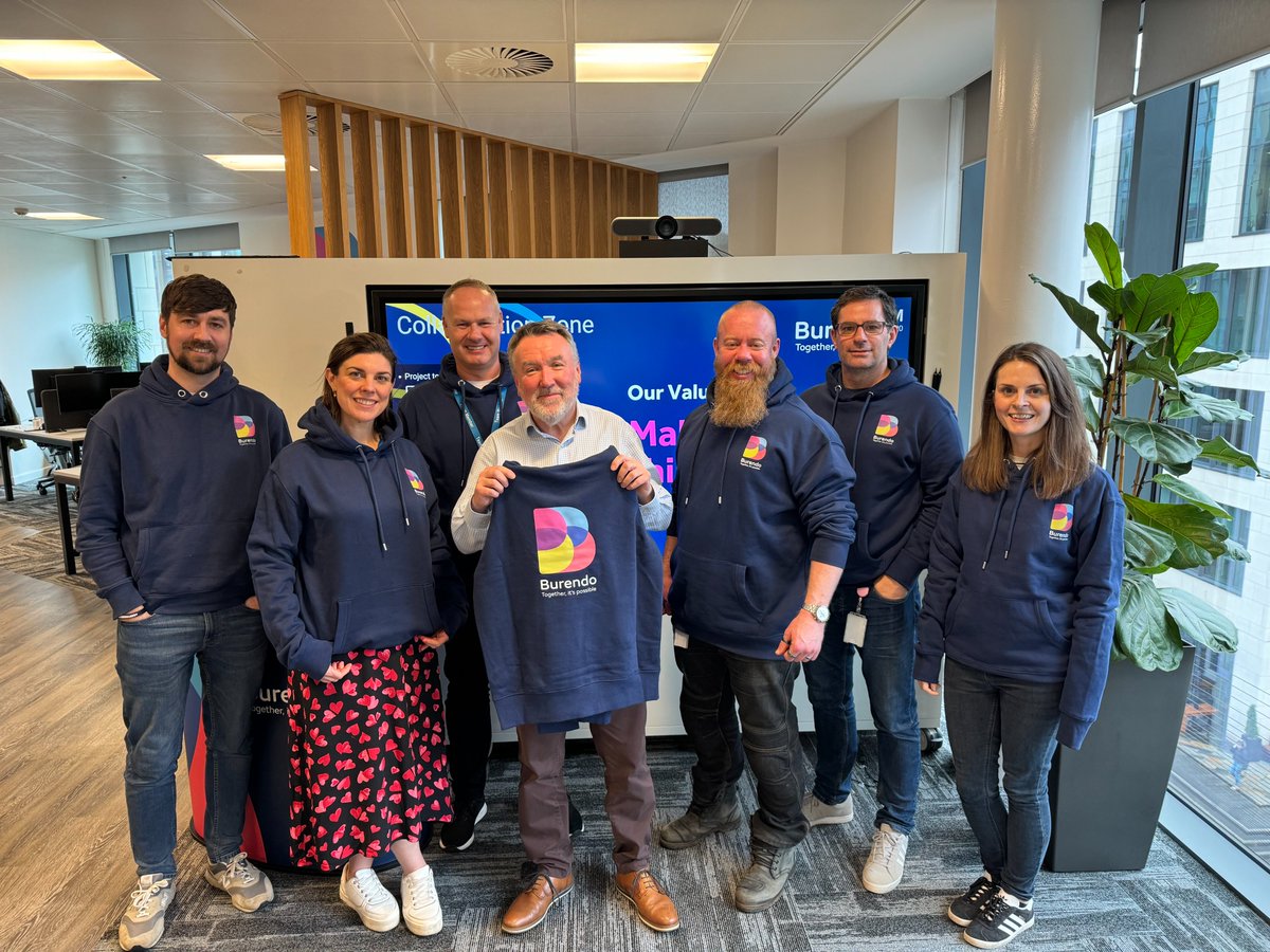 burendoUK's tweet image. Thrilled to have Stuart Clarke MBE visit our office this week! 👨‍💻

We shared ideas for the upcoming UK Tech Week and Leeds Digital Festival, where Stuart plays a pivotal role in uniting the UK tech scene.

#UKTechWeek #LeedsDigifest #Burendo