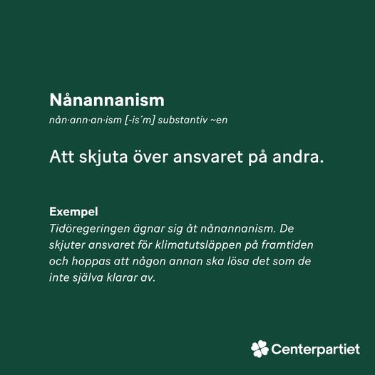 Regeringens klimatpolitik: