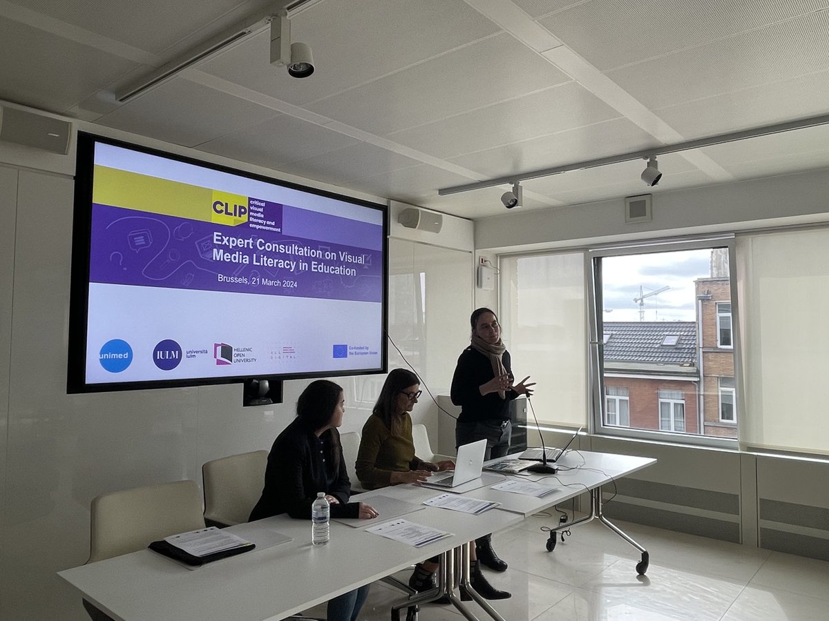 📢The CLIP final event in Brussels kicked off today!! 
We're diving into the 'Experts Consultation on Visual Media Literacy in Education,' seeking expert insights to fine-tune our recommendations.
Stay tuned‼️
#VisualMediaLiteracy #EducationConsultation