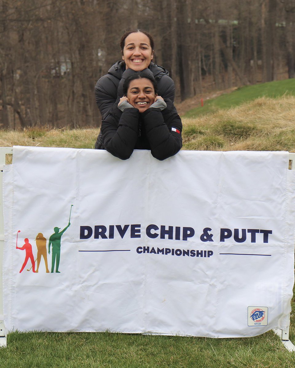 The dream team.✨ Lydia Victor is the current #PGAWORKS Fellow and Erin Martin is the Foundation Coordinator & a Former WORKS Fellow for the @PhiladelphiaPGA Section! Together, they are growing the game and impacting lives— and having fun while doing it!😁