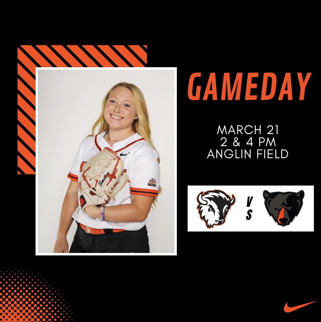 ITS GAMEDAY!

🗓️March 21
🥎Pikeville 
📍Anglin Field
⏰2 &amp; 4 PM