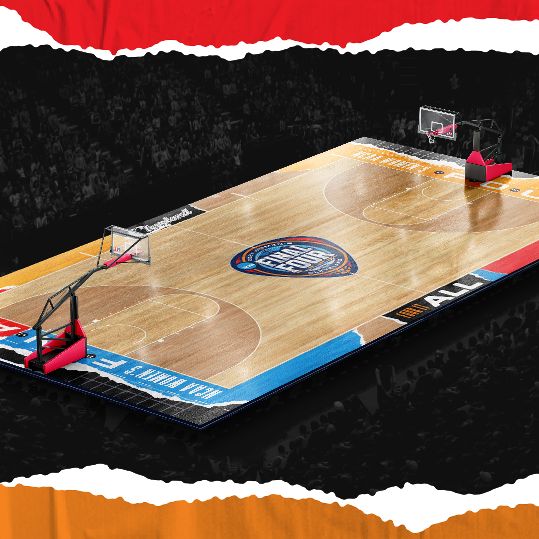 REVEALED 👀 2024 NCAA #WFinalFour Court.