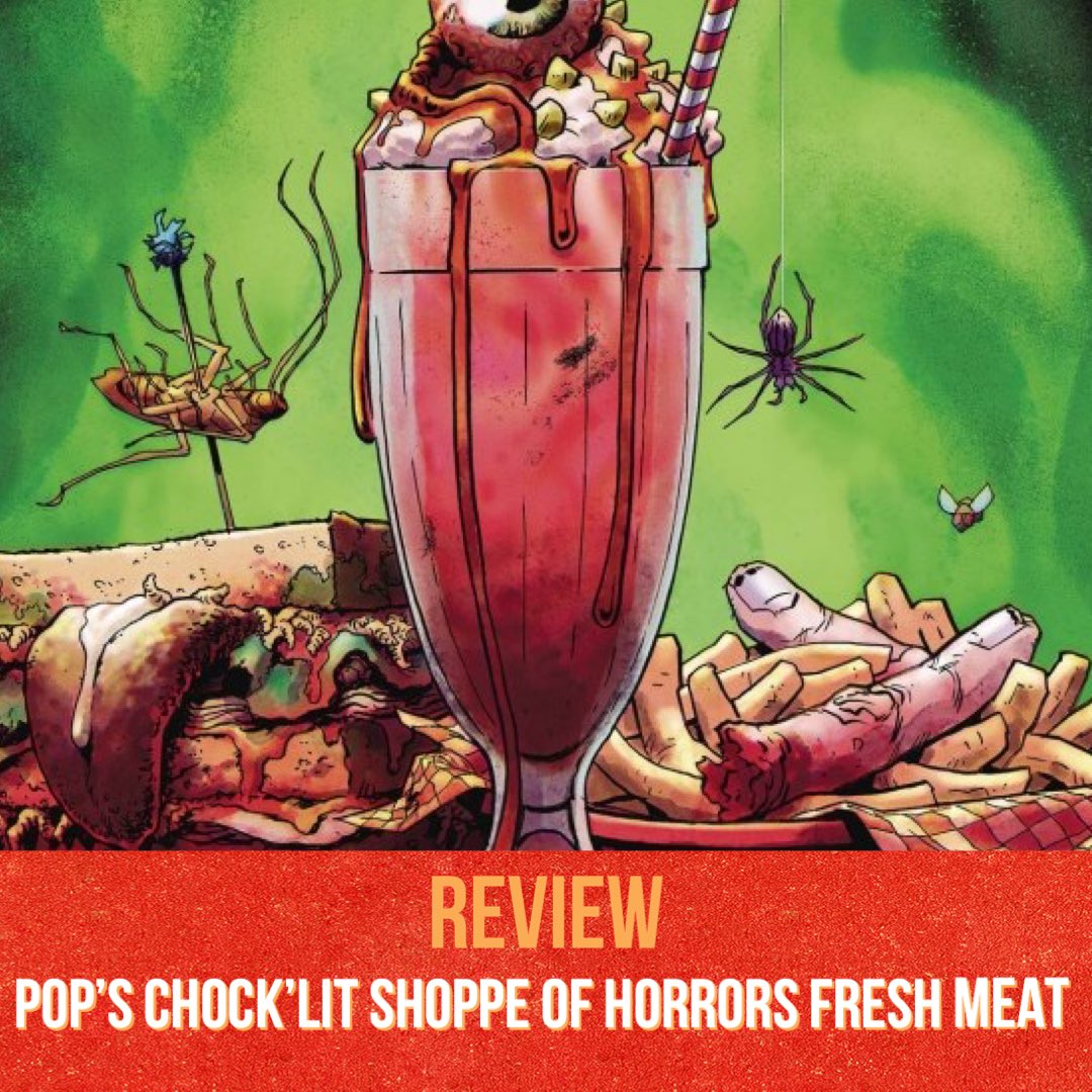 🍔 Our review of Pop's Chock'lit Shoppe of Horrors Fresh Meat is now available wherever you listen to podcasts! 🎧

Featuring stories by @IfSheBeWorthy, @Fe_Sabbatini88, @rycady, @JustChrisPanda, @jordan_morris, @lianakangas, and @elliewrightart.

archieandmepodcast.com/episodes/revie…