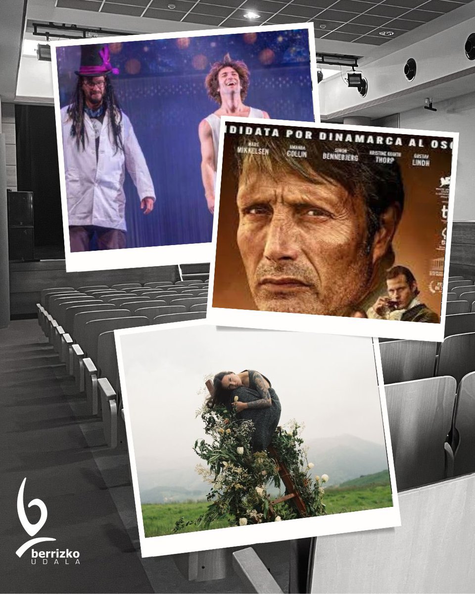 📒🎭 AGENDA <a href="/BerrizkoKulturE/">Berrizko Kultur Etxea</a> 

🗣️ Las maravillas del mundo -​ Cía David Segura
Martxoak 22 Marzo, 17:00

🎞️ La tierra prometida
Martxoak 22 Marzo, 19:30
Martxoak 24 Marzo, 19:00

🎤 ‘Nara’ Sara Zozaya
Martxoak 23 Marzo, 19:00

berriz.eus/eu-ES/Gertakar…

#berriz #berrizkoudala