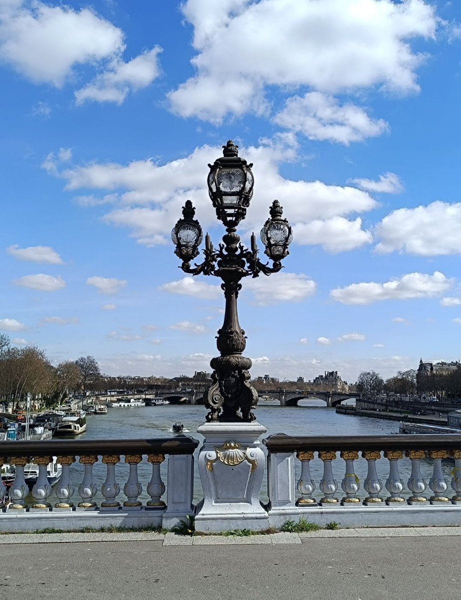 #JeudiPhoto Lampadaire du Pont Alexandre III par @philderodrigue #Paris #AlexandreIII #France #Russie #Seine