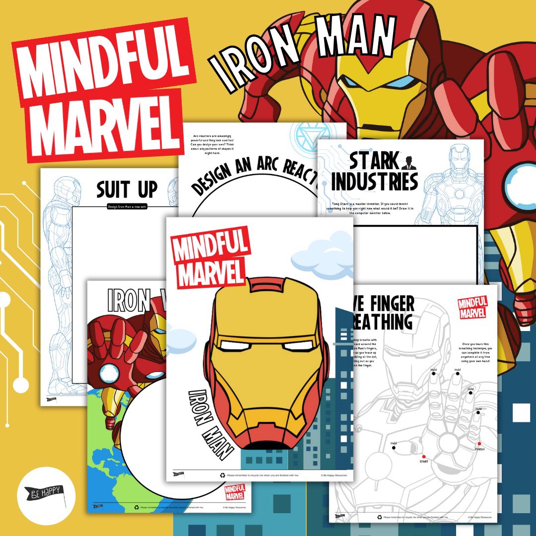 behappyresource's tweet image. Have you seen our #MindfulMarvel series? Helping children feel calm with their favourite superheroes 🦸‍♀️ So far we have done Iron Man and Spider-Man. 

Who shall we do next? #Marvel #ironman #spidermen

Find out more: behappyresources.co.uk/product/mindfu…