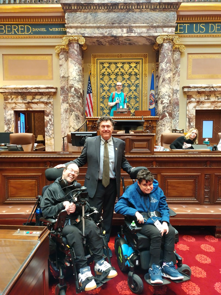 My friends from WACOSA stopped by to visit me. Don’t tell anybody, but we snuck on the Senate floor.