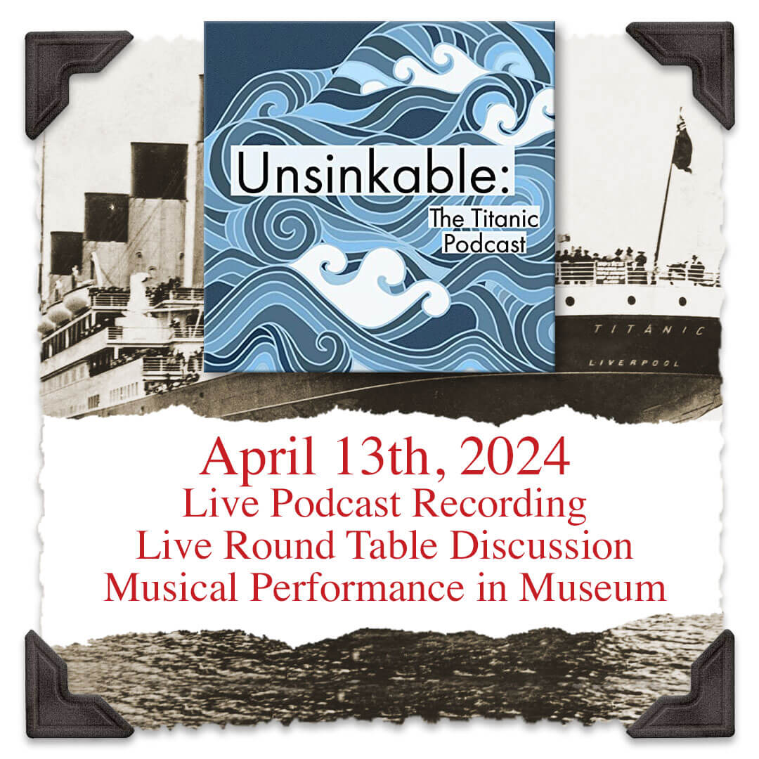 Get your Tickets for this in person FREE EVENT at the Titanic Museum Attraction in Pigeon Forge, TN. Tickets to the Museum Tour available for purchase additionally. tickets.titanicattraction.com/WebStore/shop/…