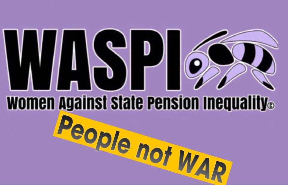 Both the #ConservativeParty  @UKLabour will make fiscal excuses for the continual oppression of the #WaspiWomen and their RIGHTS.  The Treasury owes £3.5bn to the #WASPI’s which the Gov say they can’t find; and yet they can gift away £60bn for NATO’s ENDLESS WARS! 
#peoplenotwar