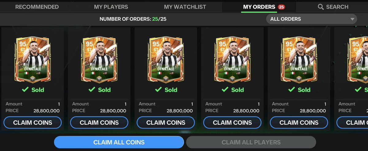 MariusMM06's tweet photo. Investment advice that brought easy profit ✅
- Bought with 20.3M
👉Sell 28.8M
Easy profit 💰
You can also be a F2P player who makes his desired team by making these easy coins 🪙 
New tips on how to make coins, I will post here at the weekend 👉 https://t.co/S95gTT4F81 
Discussions about the market and anything about the game, we have here every day 👉 https://t.co/mizDJAJMwc 
RT appreciated 💙
@ea_fcmobile_ @EAFCUniverse24 @KJavierFM @saumya_H2H @enzi