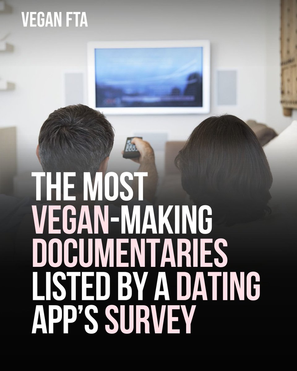 Recently the dating app for vegans and vegetarians Veggly released some of the results of a global survey which show which are the documentaries which have inspired more people to become vegan. 🌱 👉️Read more: veganfta.com/2024/02/28/the… #vegan #veggly #documentaries #cowspiracy