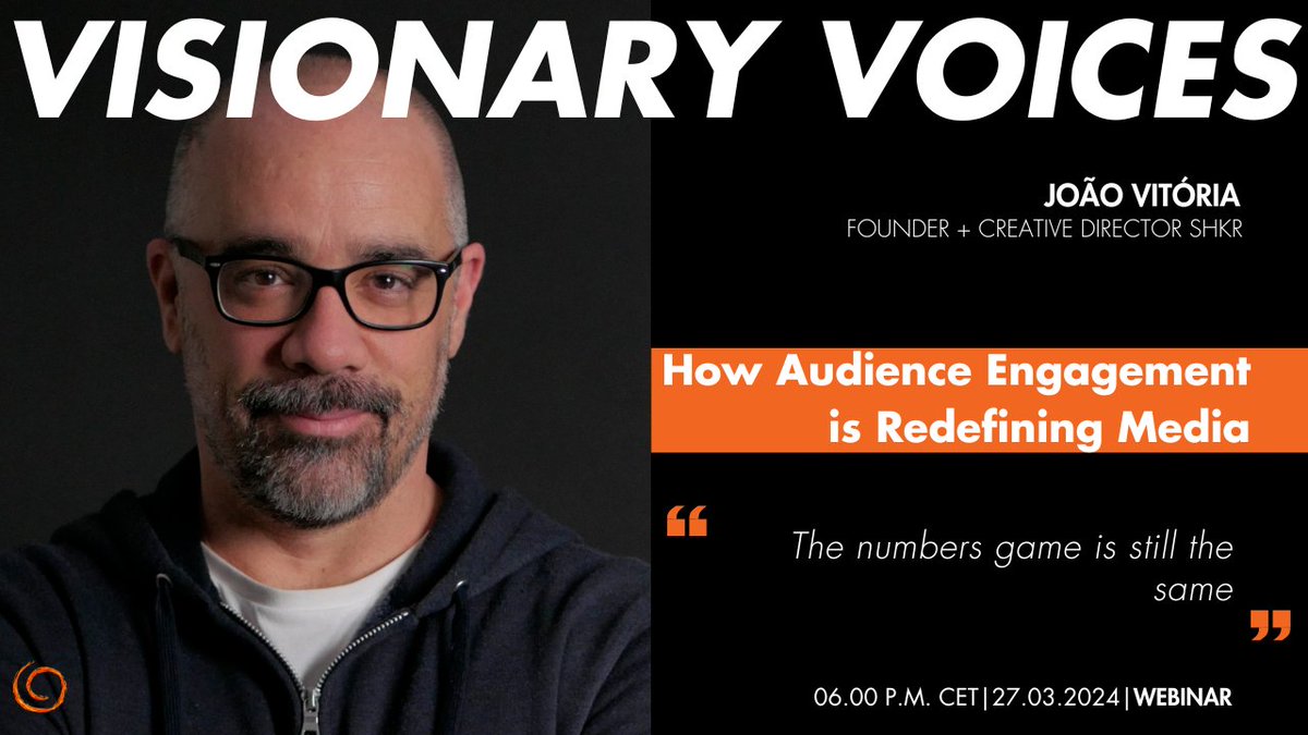 Join us at 'How Audience Engagement Is Redefining Media,' an online event by the Berlin School of Creative Leadership. Explore Independent Creators, Production Democratization, &amp; Power Shifts in Sports Media with <a href="/jvitoria/">João Vitória</a>.

Register Now: l8r.it/beoE