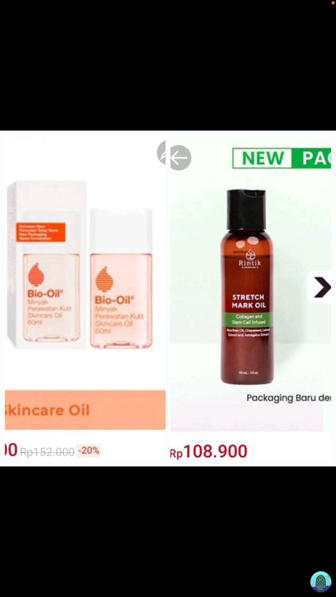 💚 titipan. diantara 2 ini bagusan merk mana ya buat hilangin bekas stretchmark dan selulit?