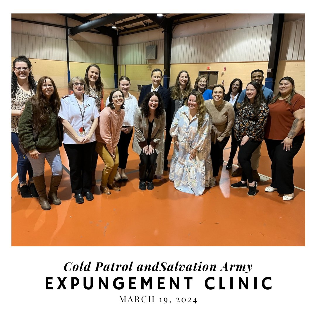 Thank you to our volunteer students and attorneys for helping with the Expungement Clinic this week! @legalaidsocietymidtn @mcpoutreach