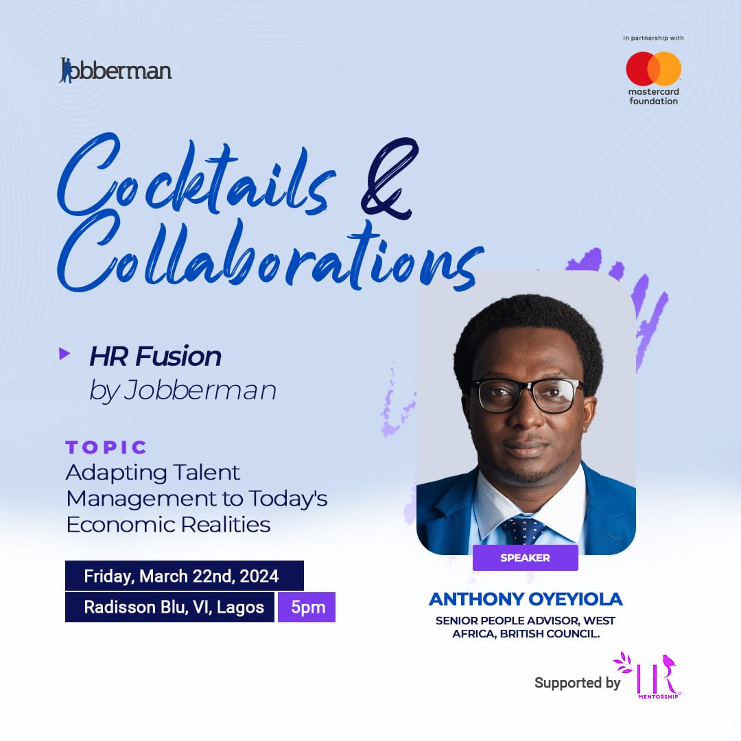 I am one of the speakers at the HR Fusion by Jobberman tomorrow! #LetsDoIt #CocktailsAndCollaborations