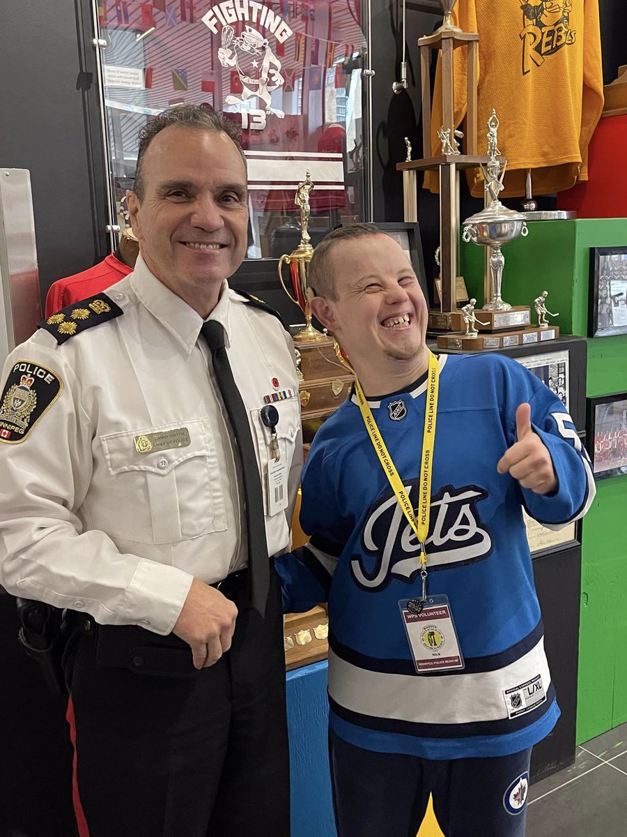 It's World Down Syndrome Day!!
Even though the campaign this year is to break stereotypes we'd also like to drive home the fact that people, like  Winnipeg Police Museum's Thursday volunteer Nick, are more alike than different!
#WorldDownSyndromeDay2024 #EndTheStereotypes