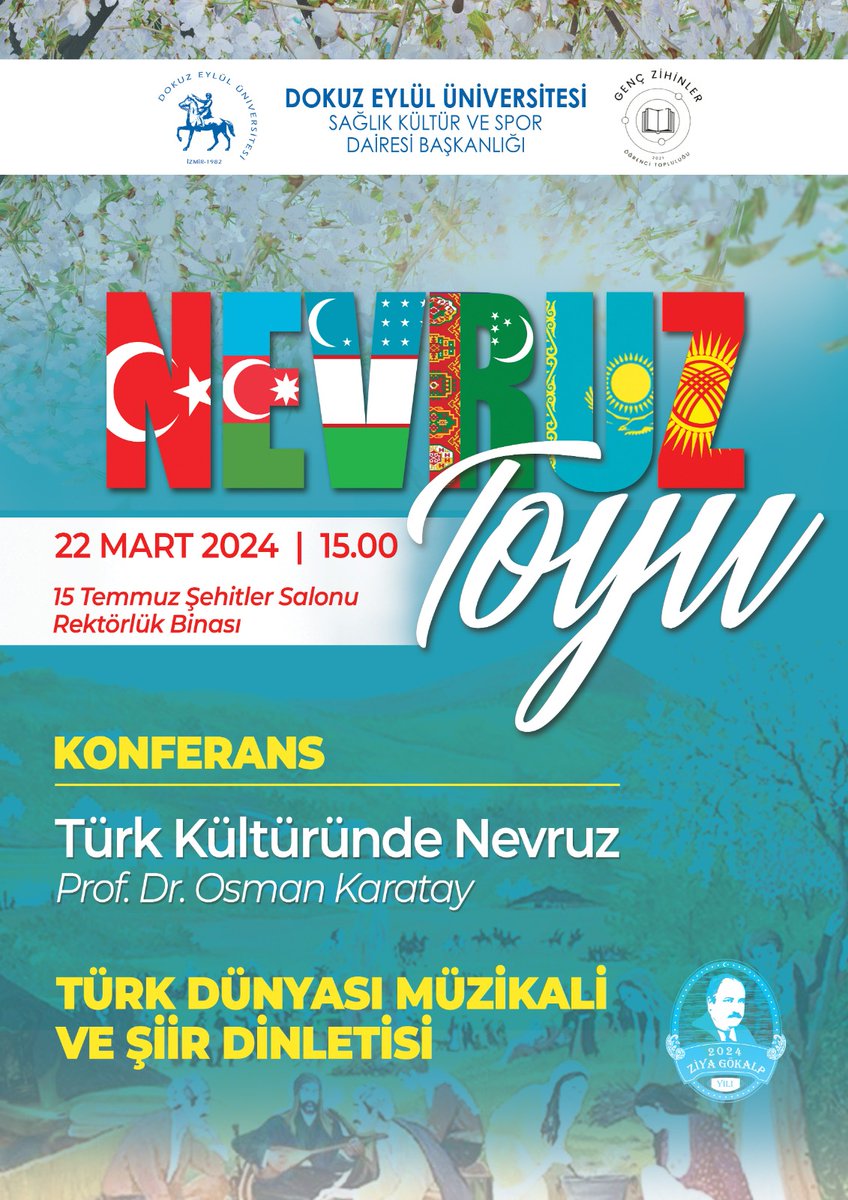 Alsancak'ta Nevruz toyuna bekleriz. Ben az konuşacağım. Eğlence daha çok 😀.
Cuma günü saat 15, Dokuz Eylül Rektörlük binası.