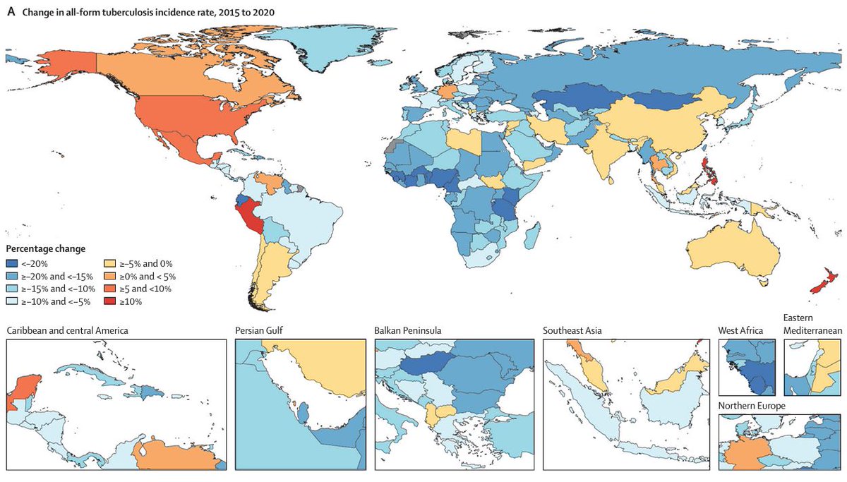 Tuberculosis (TB) remains a major global disease, with a significant burden on health. A new analysis in @TheLancetInfDis examines global, regional, and national-level burdens of and trends in tuberculosis and its risk factors: buff.ly/43q8SEk #WorldTBDay