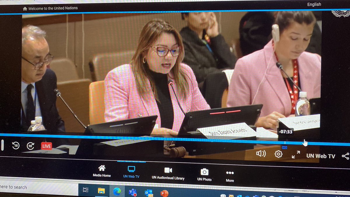 Join us on UN Web TV for the <a href="/epic2030/">EPIC2030</a> event currently taking place <a href="/UN_CSW/">United Nations CSW</a> . Minister Zapata of Panama has the floor