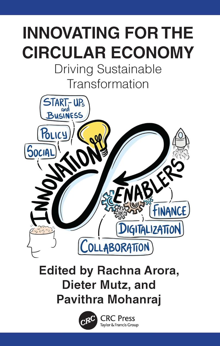📢 New Book Review out for“Innovating for the Circular Economy: Driving Sustainable Transformation”- Eds. Rachna Arora, Dieter Mutz & Pavithra Mohanraj. - reviewed by Daniela Moldoveanu. #freetoread for the next 3 months: onlinelibrary.wiley.com/doi/full/10.11… #CircularEconomy #rndmgmt