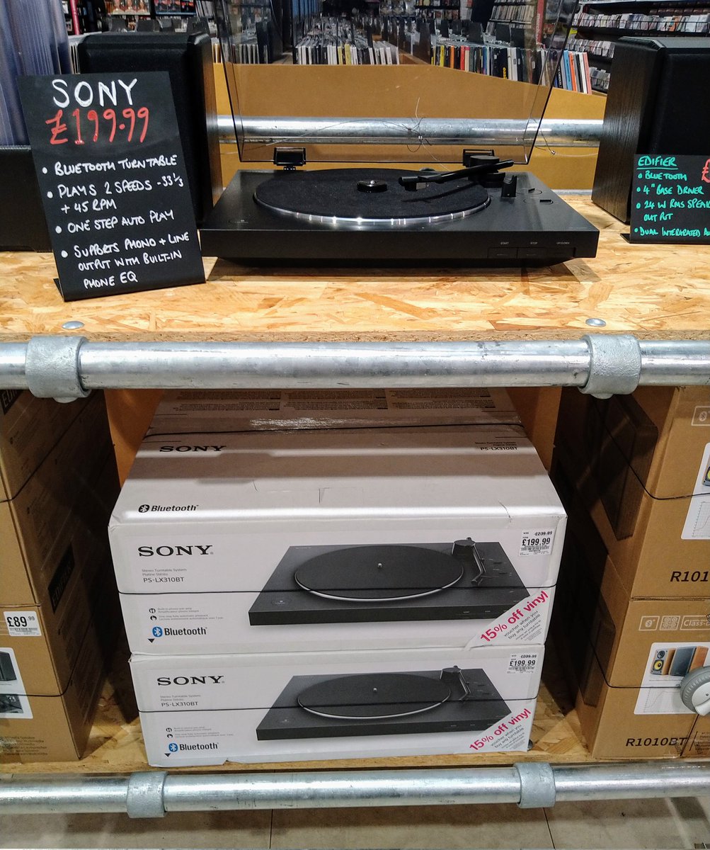 This brilliant bluetooth turntable from Sony is down to just £199.99 at the moment!

#hmv #hmvForTheFans #Sony #Vinyl #VinylCollectors