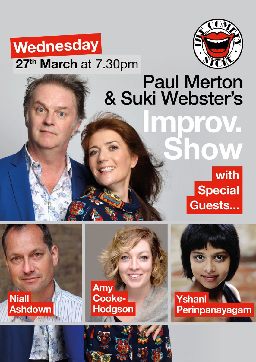 Paul Merton & Suki Webster making every Wednesday warm and wonderful! This weeks special guests are Niall Ashdown, Amy Cooke-Hodgson & Yshani Perinpanayagam.