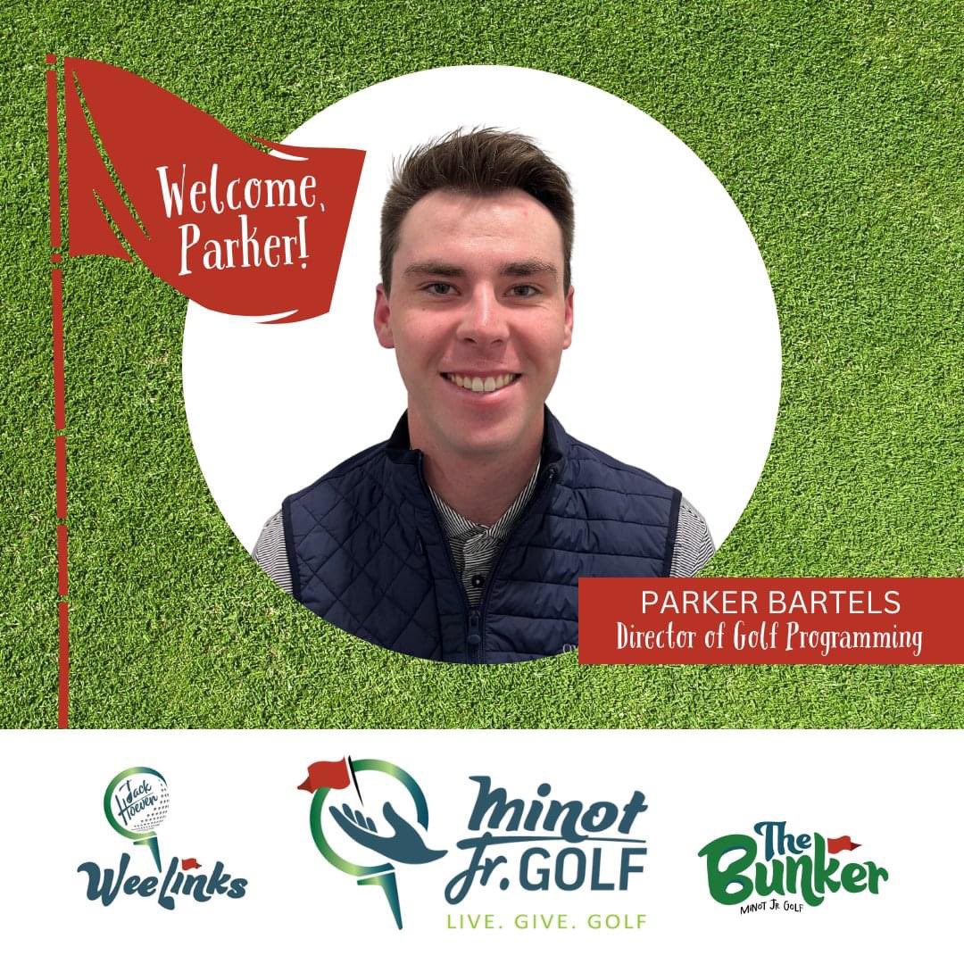 Minot Junior Golf Association is pleased to announce the hire of Parker Bartels, to fill the role of Director of Golf Programming. facebook.com/share/p/6HaQfh…