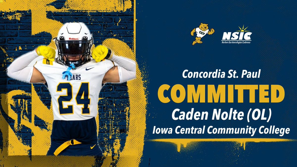 Excited to be a Golden Bear!! #sleddawgs <a href="/coachJClegg/">Justice Clegg</a> <a href="/Concordia_OLine/">CSP O Line</a>