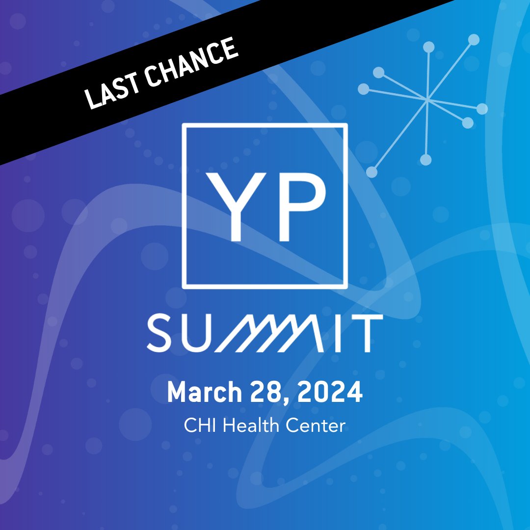 There’s less than 24 hours left to get your tickets for 2024’s YP Summit. Don’t miss out on the largest young professionals’ conference in the country! bit.ly/3SbDtjK #OmahaChamber #YPSummit #WeSummitOmaha #wedontcoast