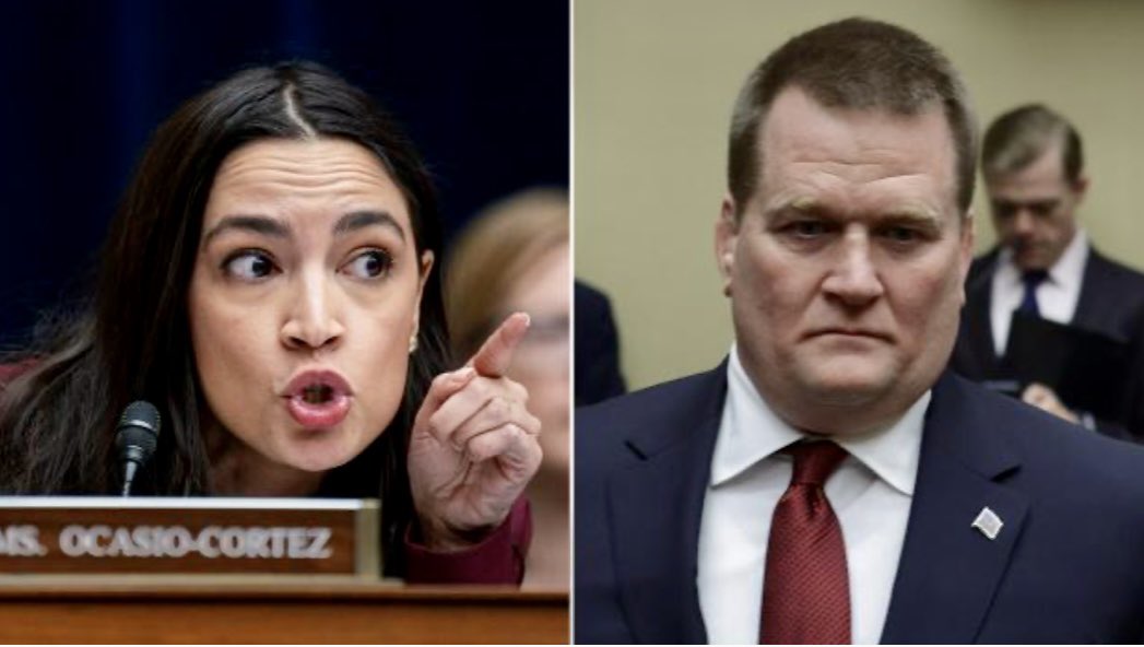 USAs_FinestVet's tweet photo. @AOC has a fundamental misunderstanding of the law which is so embarrassing! #RicoLaws is a crime! AOC l, U are an idiot liberal hack! Before Kmart closed, she got her degree at the blue light special! https://t.co/w6va5xhpv5