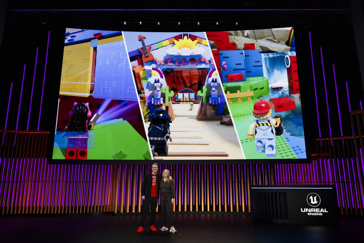 Yesterday was a special day. Presenting at <a href="/UnrealEngine/">Unreal Engine</a> #StateOfUnreal and announcing that creators can now make and publish their own #LEGO experience 🤩 #GDC2024 

youtu.be/OHZwIdmgoCI?si…