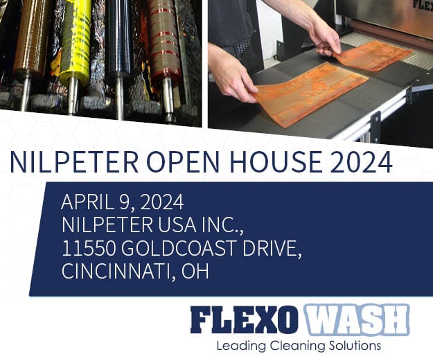 🚀 Join Flexo Wash at the Nilpeter Open House in Cincinnati on April 9, 2024, to explore the Future of Printing Technology! 🖨️ We're excited to feature Anilox Cleaning, Plate Washing, and Parts Washing solutions. Reserve your seat now! 🎟️ #FlexoWash #NilpeterOpenHouse 🎨🔍