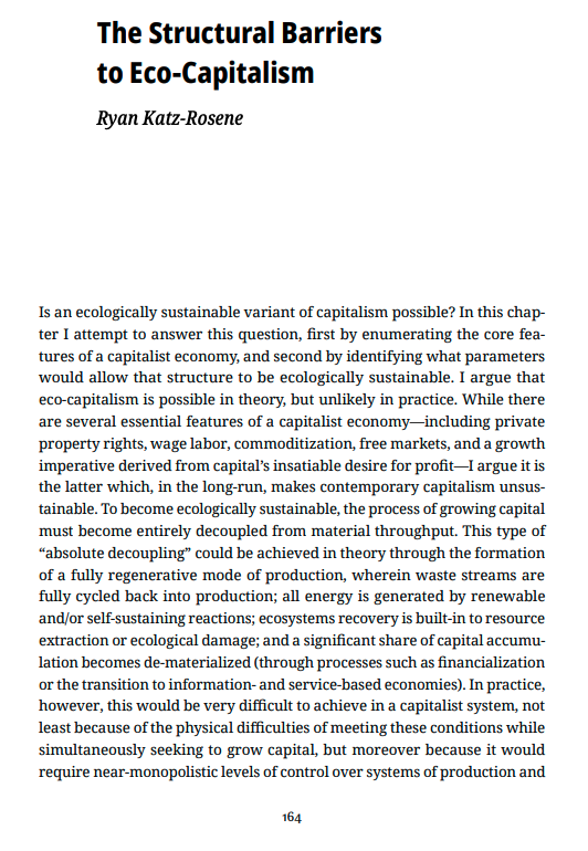 Ryan Katz-Rosene, PhD (@ryankatzrosene) on Twitter photo This was a really fun chapter to think about and write. Coming soon in the forthcoming book "Sustainable Capitalism", edited by <a href="/inarascott/">Inara Scott</a>, available here: sustainablecapitalismbook.com/chapters This was a really fun chapter to think about and write. Coming soon in the forthcoming book "Sustainable Capitalism", edited by <a href="/inarascott/">Inara Scott</a>, available here: sustainablecapitalismbook.com/chapters