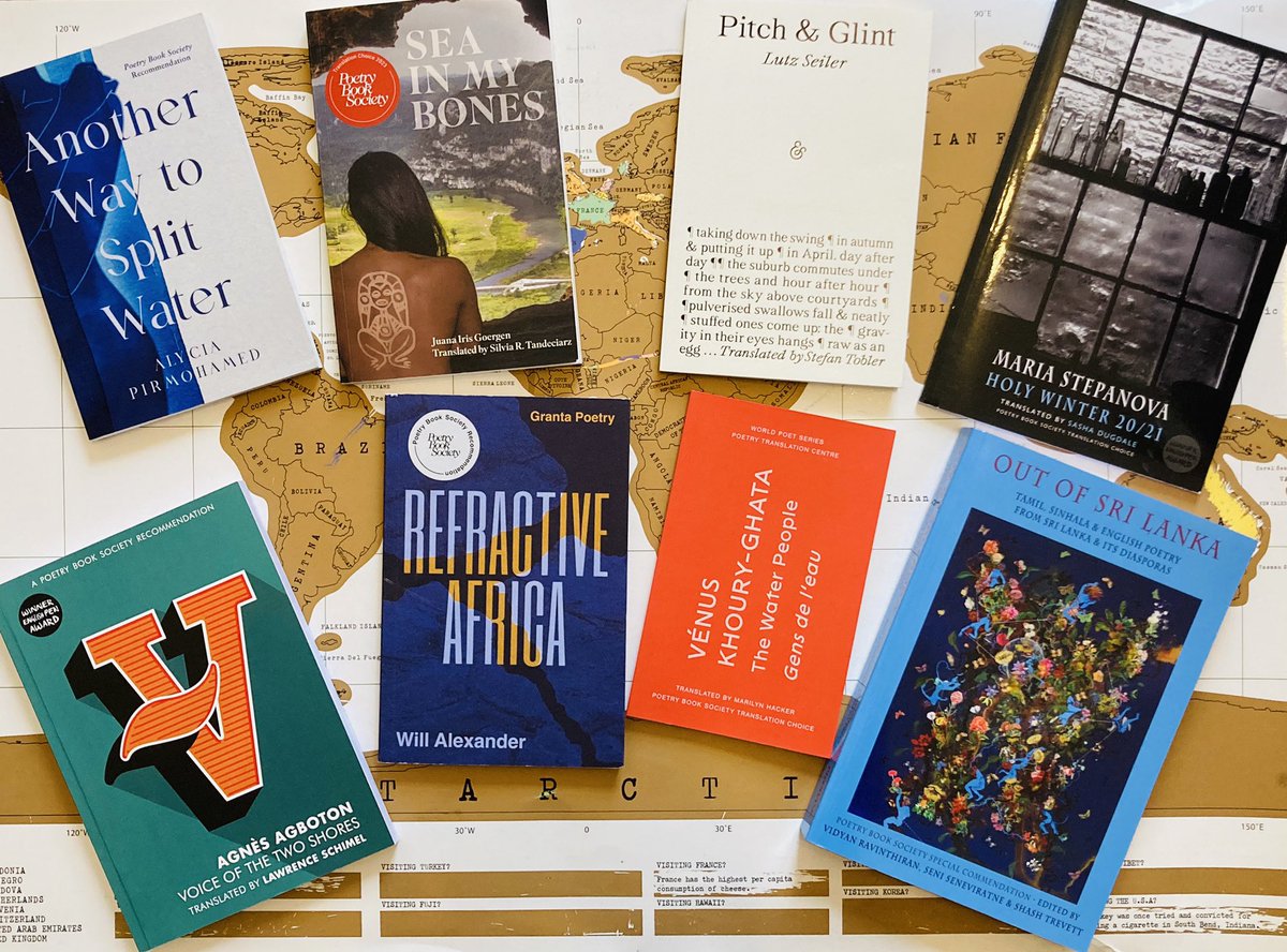 Happy #WorldPoetryDay! 📚We’ve been exploring the globe through our recent poetry selections from Benin to Sri Lanka and Russia with our Spring Translation Choice: Maria Stepanova. 🌎Discover the world of poetry with a Poetry Book Society Membership at poetrybooks.co.uk
