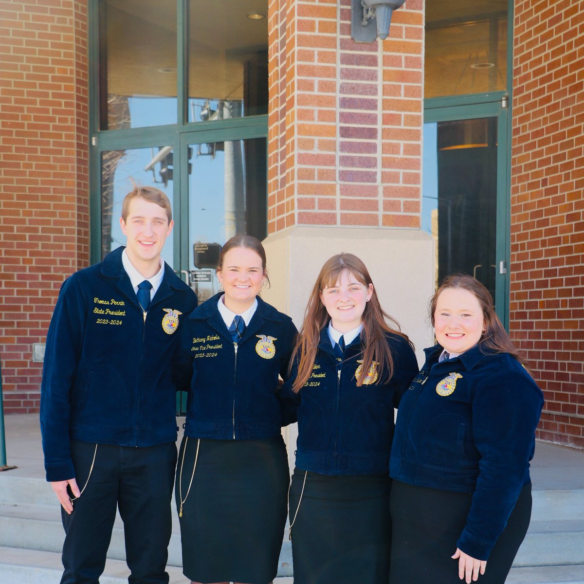 NESoybeanBoard's tweet photo. A huge thank you to the Nebraska State FFA Officers for joining us at our March meeting this week to share insights about the International Leadership Seminar for State Officers held in Australia! Best of luck at State Convention in April! #NebraskaFFA #NEFFA https://t.co/LnPwMlcr23