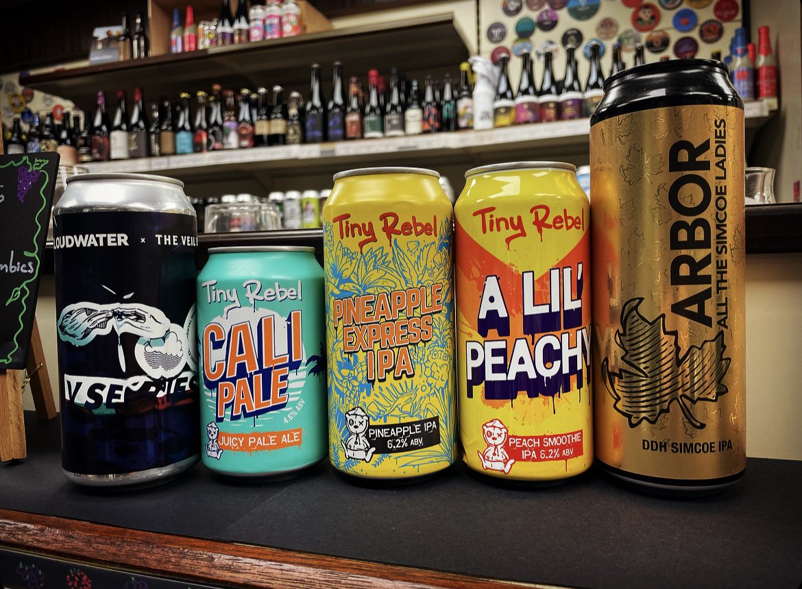 📣📣NOW IN STOCK🍻 MORE new arrivals this week from… @cloudwaterbrew @tinyrebelbrewco @ArborAles Find us on #Untapped #horwich #beer #craftbeer #cloudwater #tinyrebel #arborales