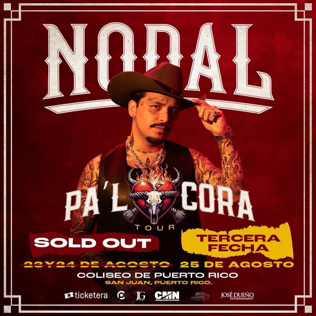 Gracias Puerto Rico 🇵🇷 vamos por una tercera fecha en el @ColiseoPR este Agosto 25 2024 @JGMUSICMX @ticketera @CMNEvents