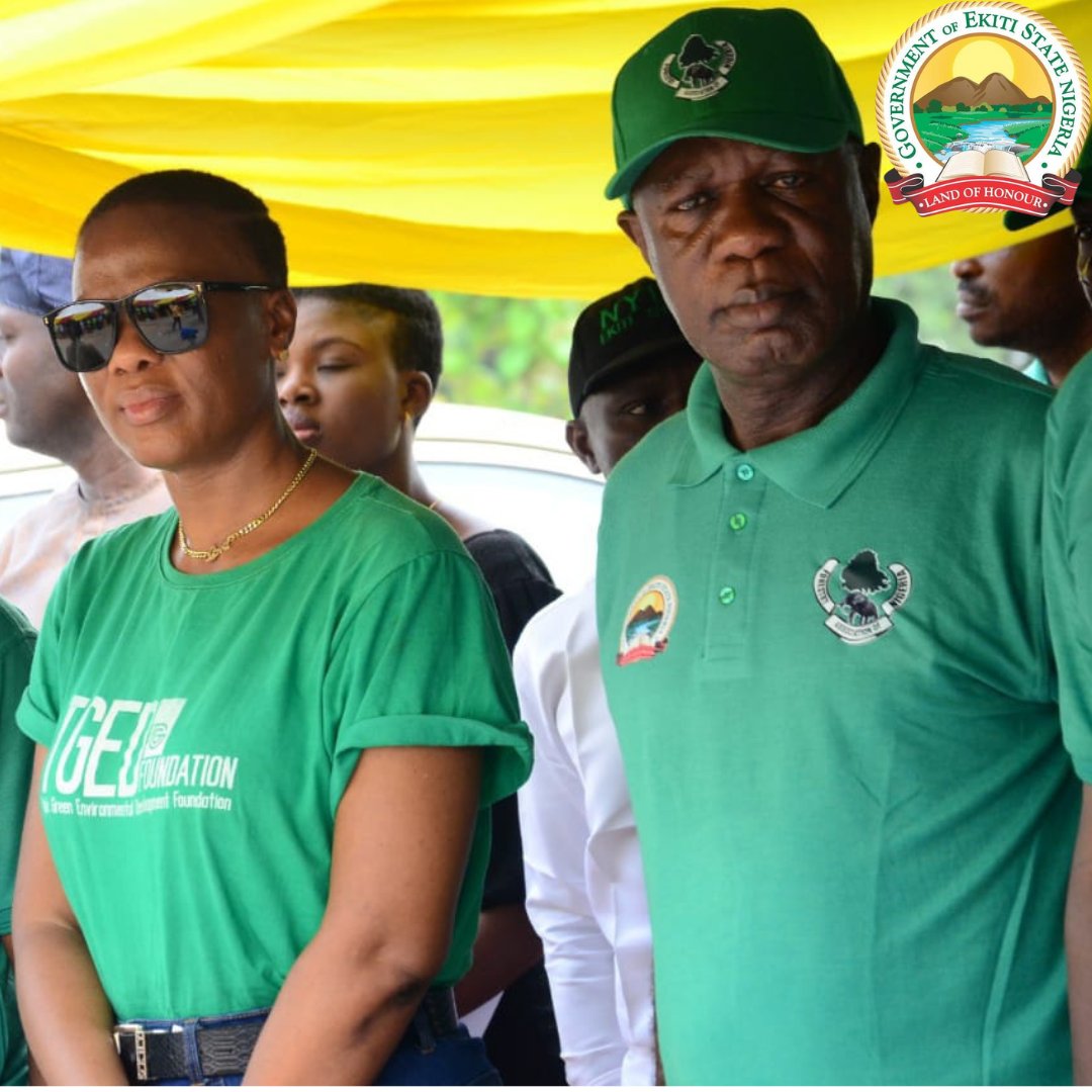 Also in attendance was The Honourable Commissioner for Environment, Chief Mrs. Tosin Aluko-Ajisafe and Chairman House Committee on Environment, Hon Mrs. Iyabo Fakunle-Okieimen. #internationaldayofforests #worldforestday #ekitiforestry