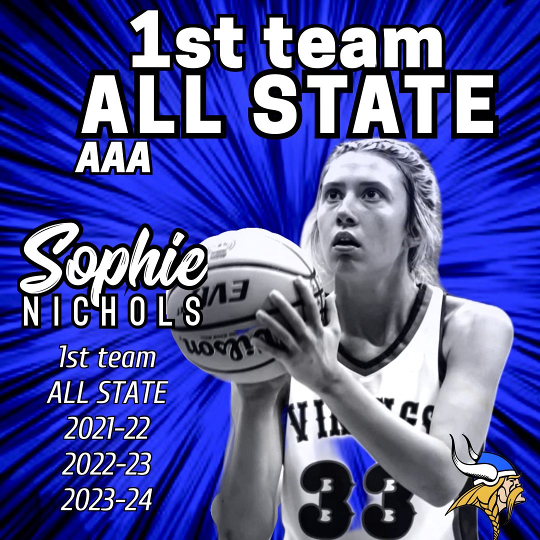Congrats to <a href="/SophieSNichols/">Sophie Nichols</a> on making 1st team All State. That makes 3 years in a row. #wvgirlsbb #baller