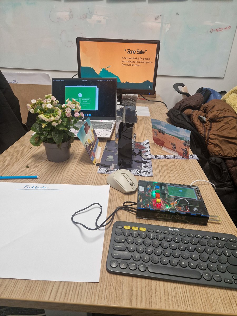 OpenLab_Ncl's tweet image. ✨🤖 Look at the amazing projects from our #HumanComputerInteraction Msc students! All the students gave group projects demonstrations from their Technologies for HCI module today.