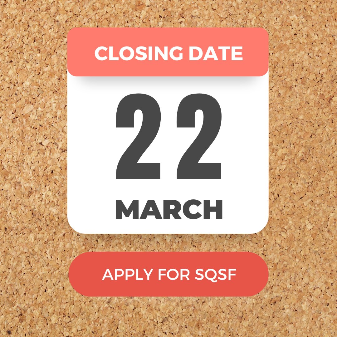 Applications for SQSF cohort 16 close TOMORROW, 10am Friday 22nd March. Submit your application to QualityImprovement@nes.scot.nhs.uk ⏰ 👉Find out more: learn.nes.nhs.scot/1906