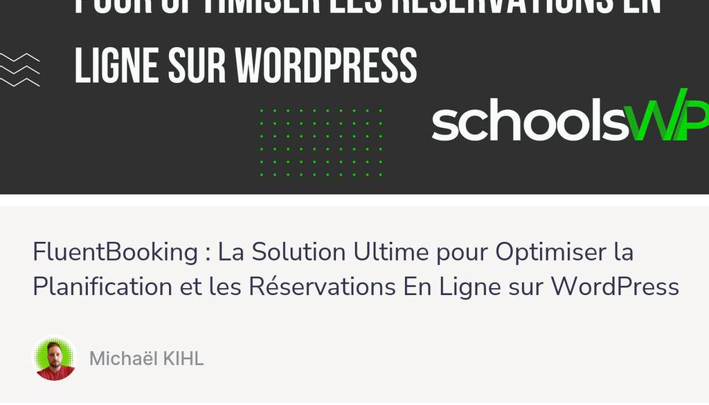 MichaelKihl's tweet image. 📆 Vous en avez assez des systèmes de réservation compliqués ? FluentBooking est là pour vous ! Facile, rapide et efficace.

🌟 Transformez votre expérience WordPress maintenant ! #FluentBooking

En savoir plus ➡️ lttr.ai/AQDMX

#FluentBooking #OnlineBookingSystem